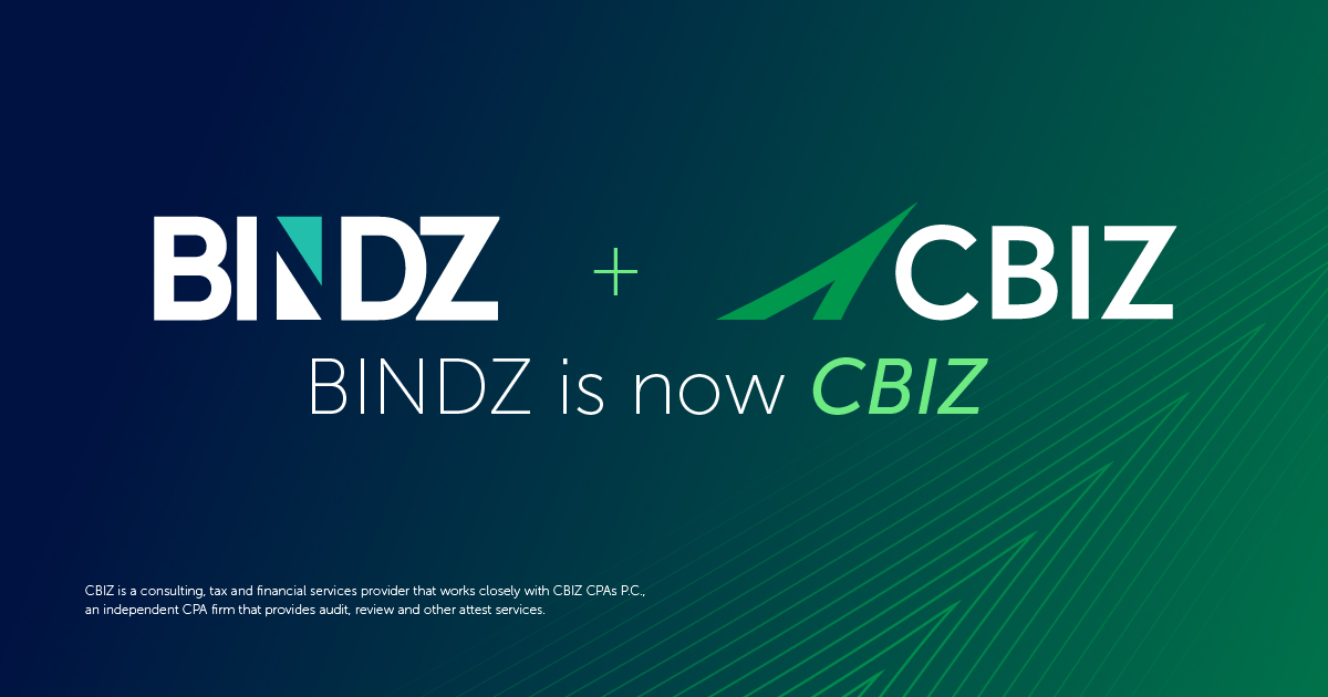 BINDZ is now CBIZ